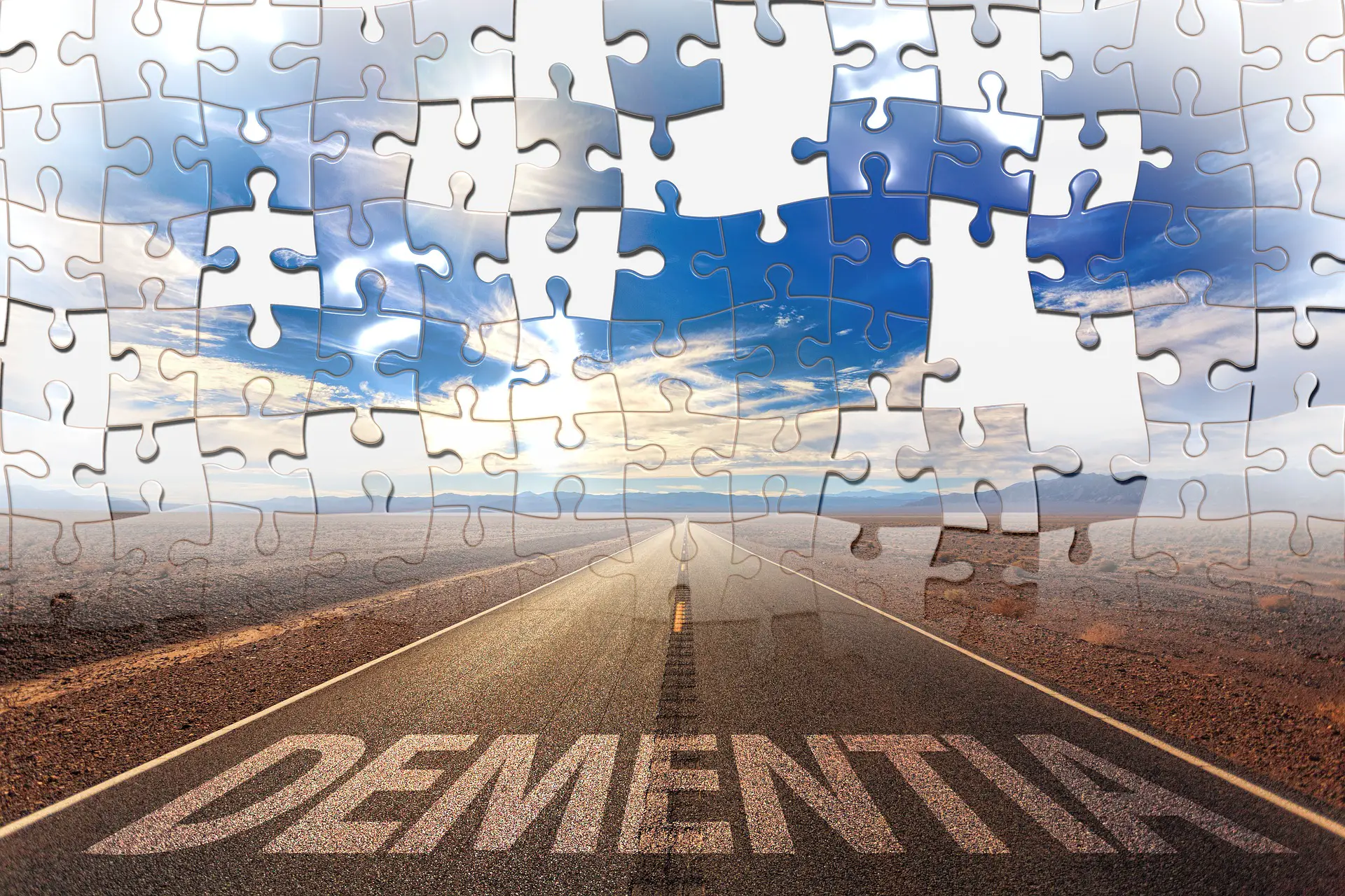 dementia in jigsaw puzzle